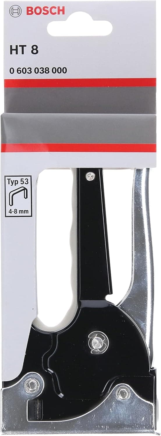 تاکر دستی Bosch Professional برای چوب با سوزن نوع 53 مدل HT 8 تاکر دستی Bosch Professional برای چوب با سوزن نوع 53 مدل HT 8