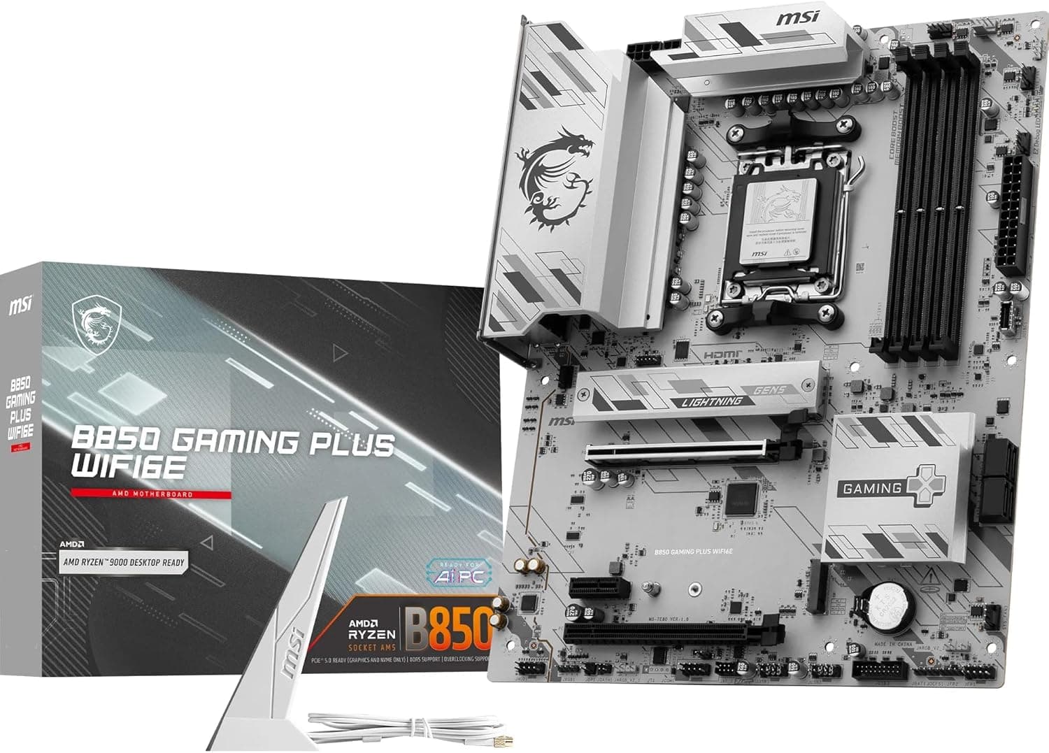 مادربرد MSI ATX با سوکت AM5 مدل B850 Gaming Plus WIFI6E مادربرد MSI ATX با سوکت AM5 مدل B850 Gaming Plus WIFI6E