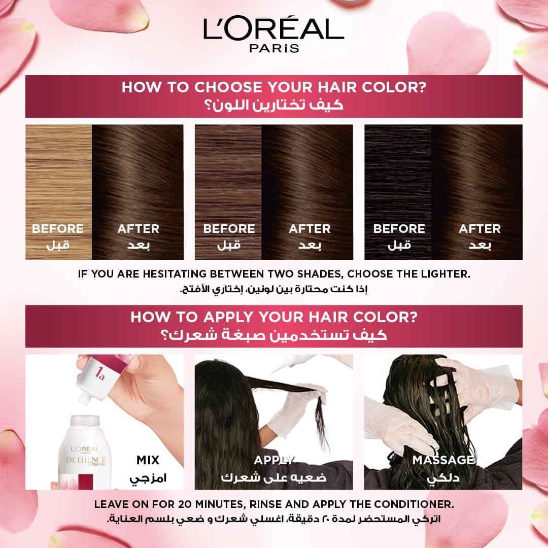 رنگ مو by L'Oreal Paris قهوهای مدل 4.0 رنگ مو by L'Oreal Paris قهوهای مدل 4.0