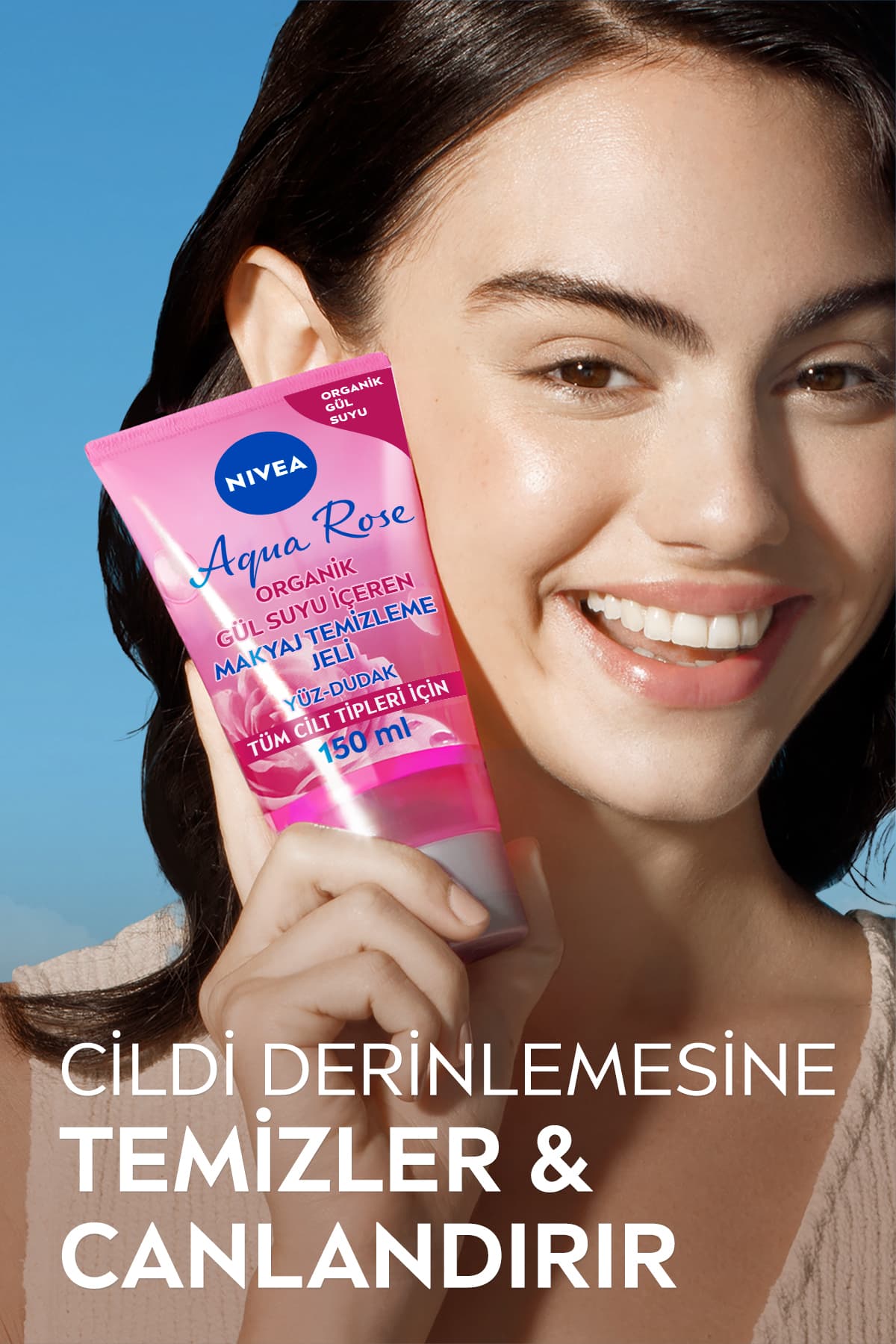 ژل پاککننده آرایش NIVEA Aqua Rose حاوی آب گل رز ارگانیک و پاککننده آرایش ضدآب 150ml ژل پاککننده آرایش NIVEA Aqua Rose حاوی آب گل رز ارگانیک و پاککننده آرایش ضدآب 150ml