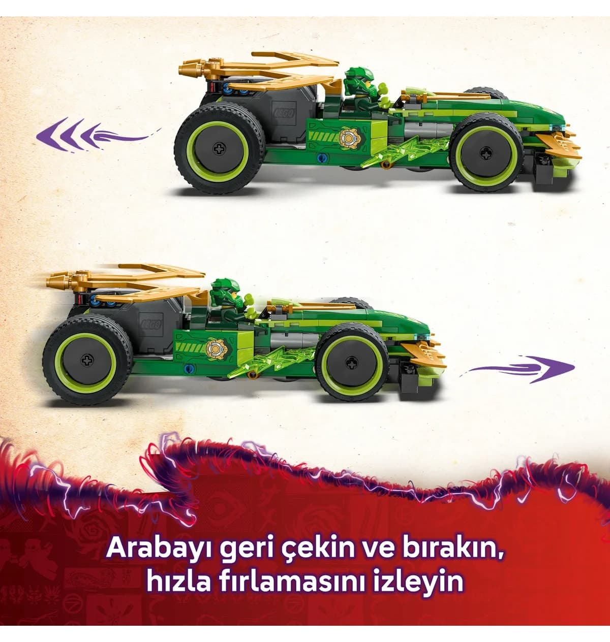لگو NINJAGO ماشین مسابقهای Lloyd کشویی مدل 71828 لگو NINJAGO ماشین مسابقهای Lloyd کشویی مدل 71828