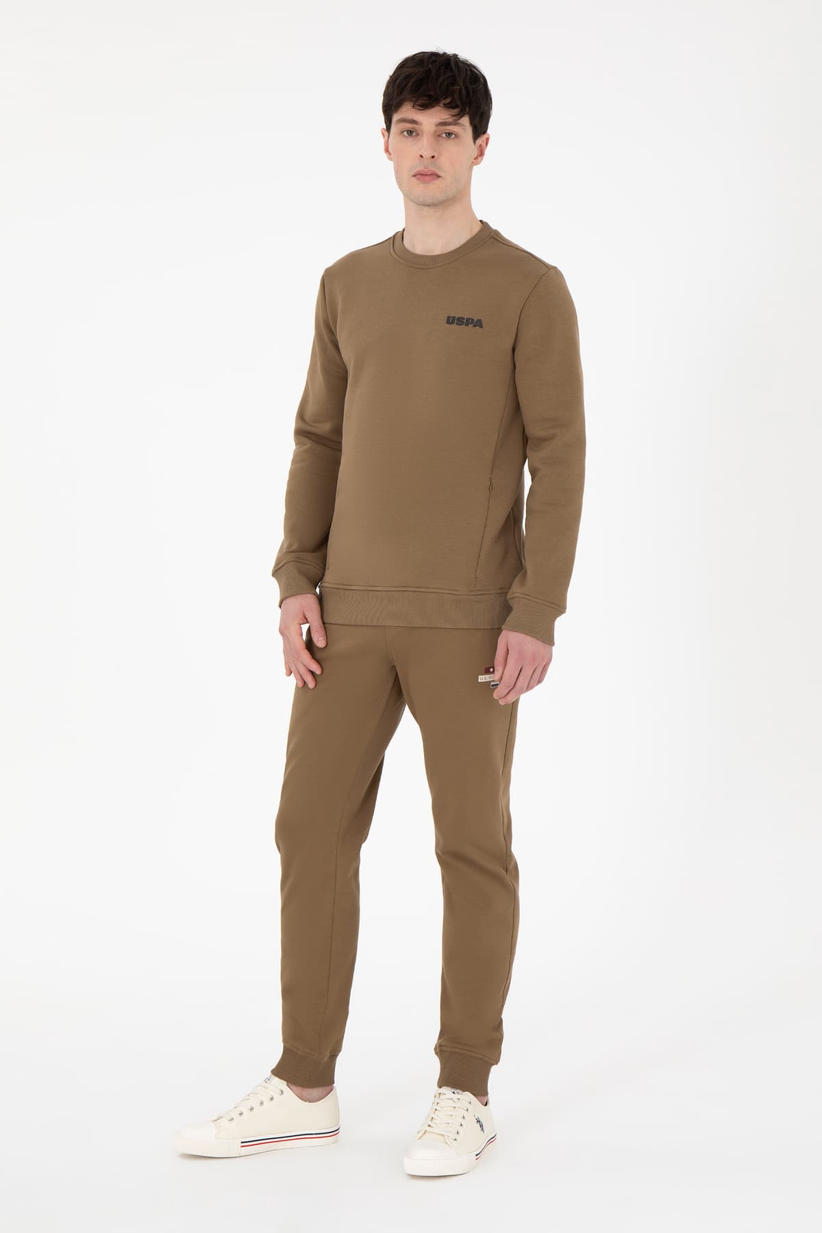 سویشرت مردانه U.S. Polo Assn. یقه گرد فیت معمولی سبز خاکی مدل 50292362-VR027 سویشرت مردانه U.S. Polo Assn. یقه گرد فیت معمولی سبز خاکی مدل 50292362-VR027