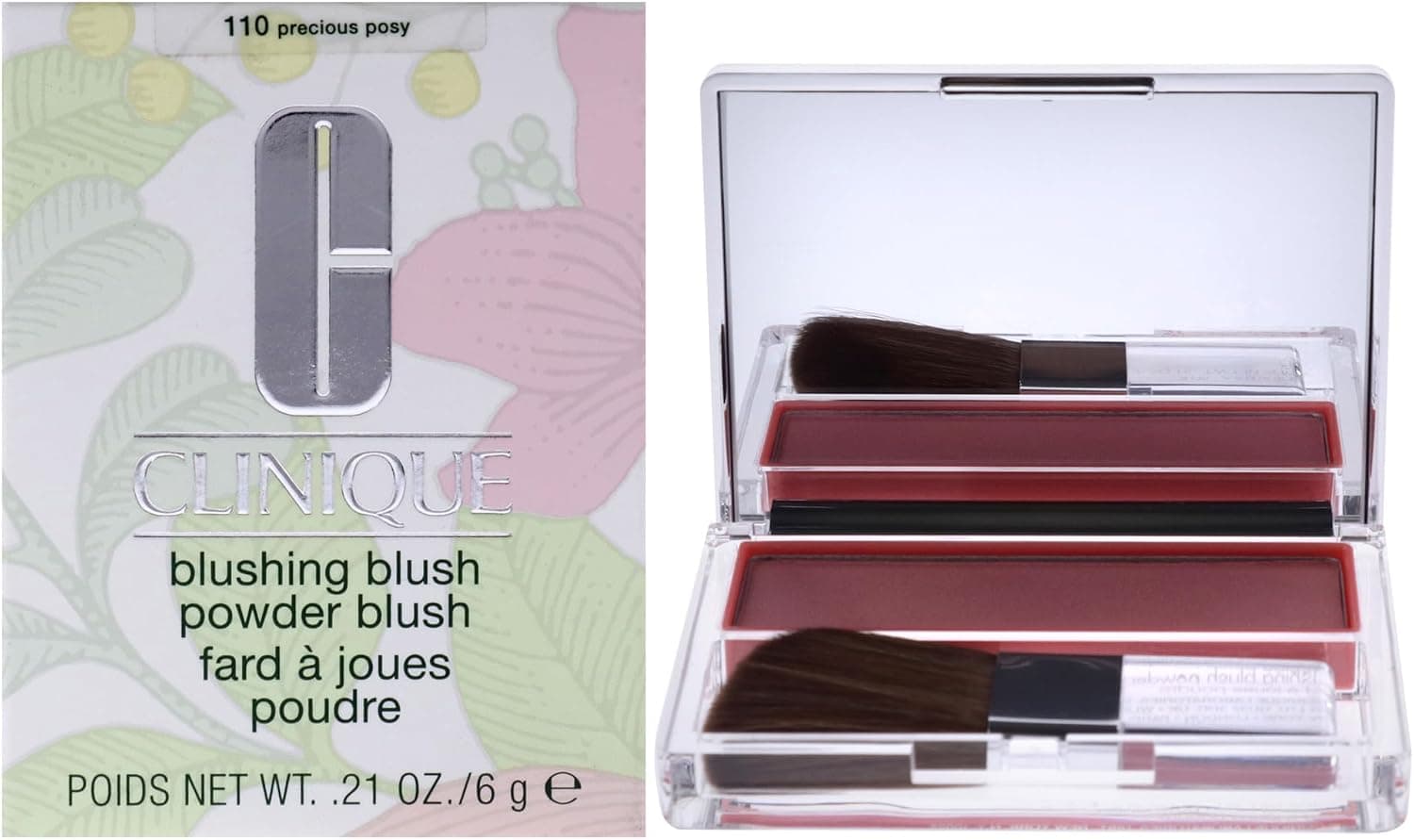 رژگونه پودری Clinique Blushing Blush مدل No 110 6g رژگونه پودری Clinique Blushing Blush مدل No 110 6g