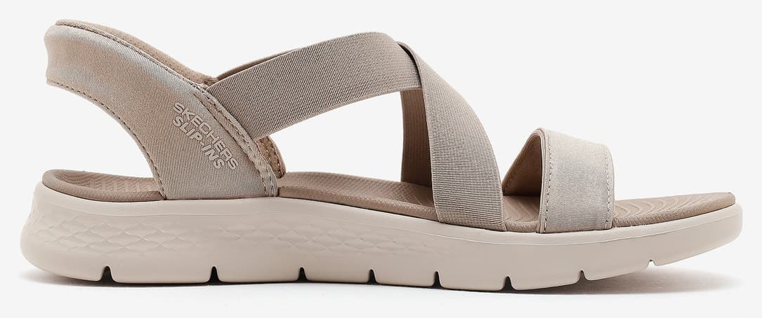 صندل زنانه Skechers GO WALK FLEX بژ مدل 141489 TPE صندل زنانه Skechers GO WALK FLEX بژ مدل 141489 TPE