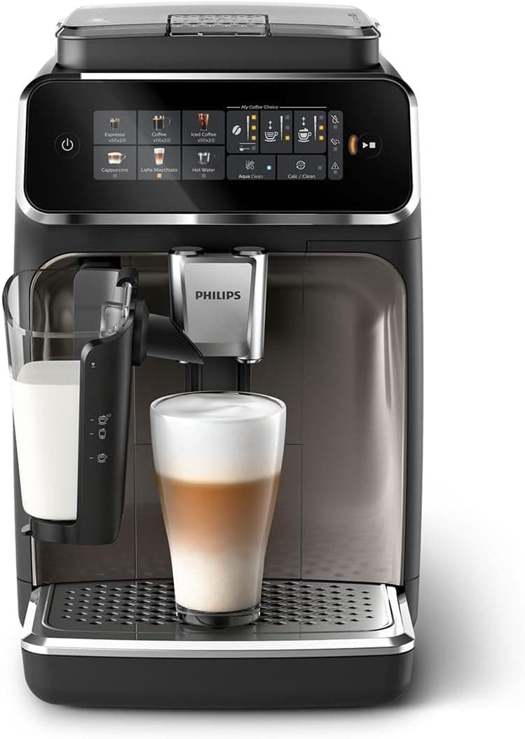 اسپرسوساز تماماتوماتیک Philips سری 5500 LatteGo مدل EP5547/90 همراه قرص حلکننده روغن قهوه CA6704/10 اسپرسوساز تماماتوماتیک Philips سری 5500 LatteGo مدل EP5547/90 همراه قرص حلکننده روغن قهوه CA6704/10