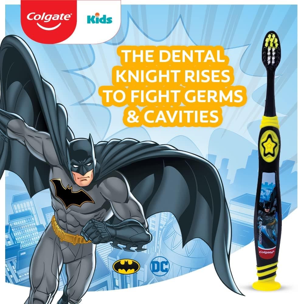 مسواک کودک Colgate طرح Batman مسواک کودک Colgate طرح Batman