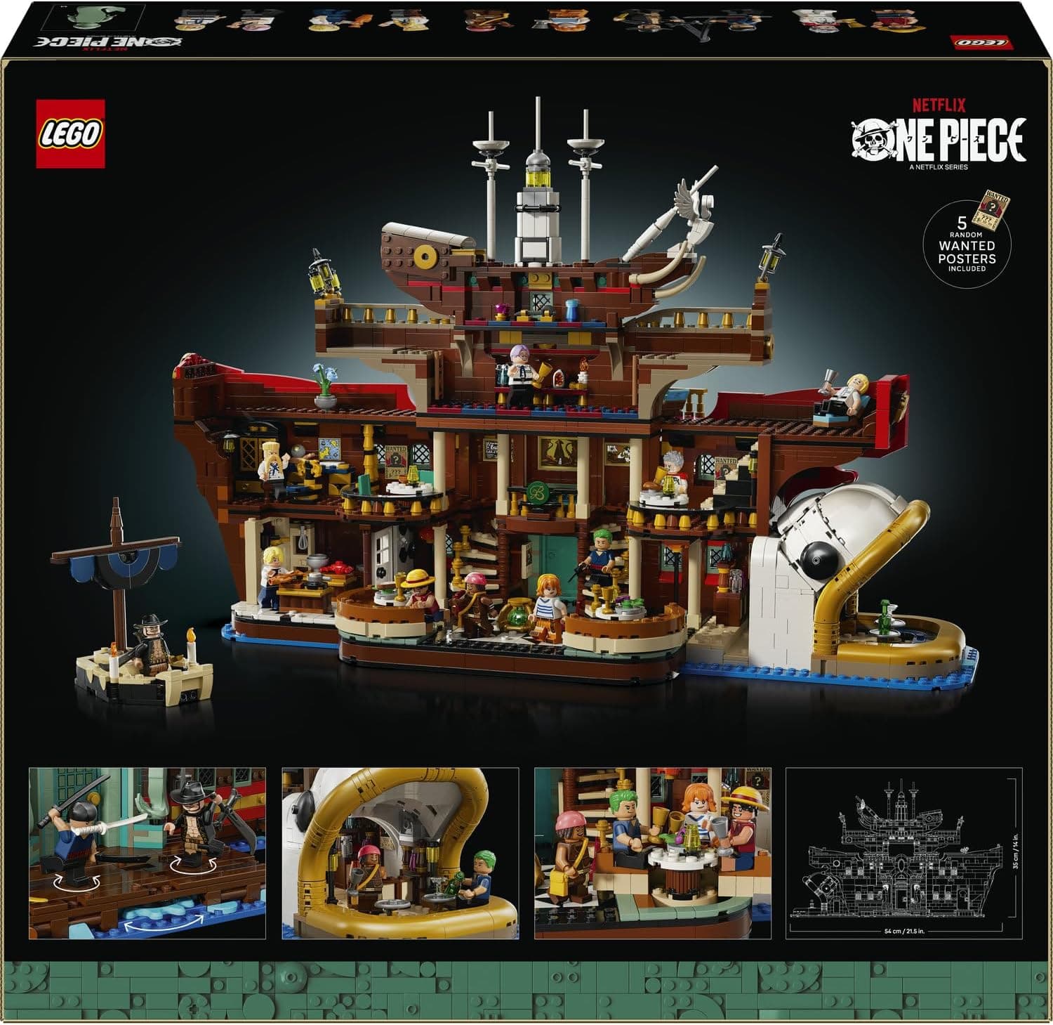 لگو ONE PIECE رستوران شناور Baratie مدل 75640 لگو ONE PIECE رستوران شناور Baratie مدل 75640