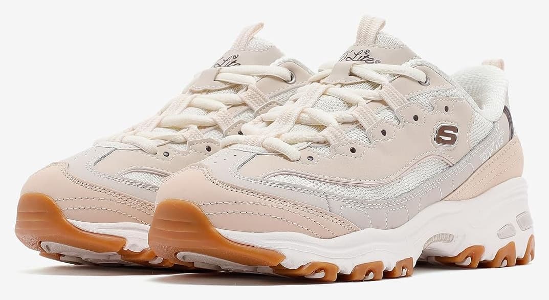 کفش ورزشی پسرانه Skechers D'LITES SMOOTH NOSTALGIA بژ کفش ورزشی پسرانه Skechers D'LITES SMOOTH NOSTALGIA بژ