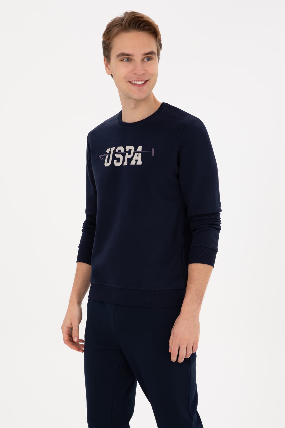 سوئیشرت مردانه U.S. Polo Assn. فیت معمولی یقه گرد سرمهای مدل 50315536-VR033 سوئیشرت مردانه U.S. Polo Assn. فیت معمولی یقه گرد سرمهای مدل 50315536-VR033