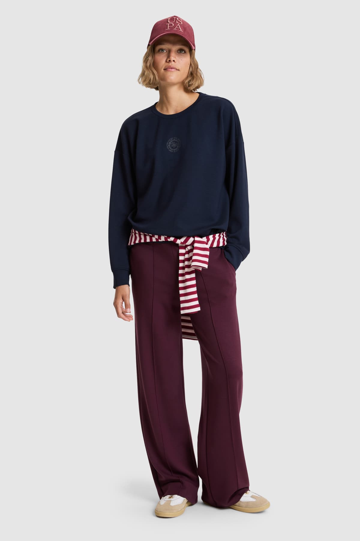 سوئیشرت زنانه U.S. Polo Assn. سرمهای مدل 50333243-VR033 سوئیشرت زنانه U.S. Polo Assn. سرمهای مدل 50333243-VR033