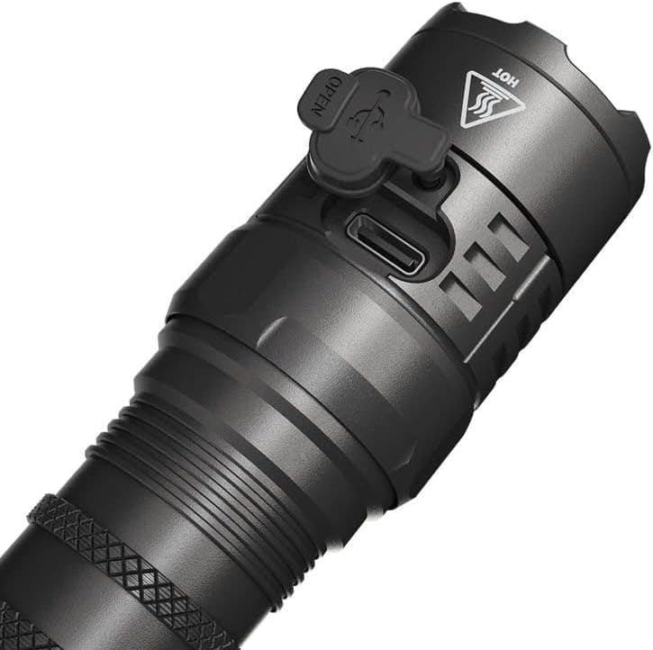 چراغقوه برد بلند Nitecore مشکی 3000 lumens با برد 512 Yard، باتری NL2150HPi و چراغ جاکلیدی Eco-Sensa مدل P23i چراغقوه برد بلند Nitecore مشکی 3000 lumens با برد 512 Yard، باتری NL2150HPi و چراغ جاکلیدی Eco-Sensa مدل P23i