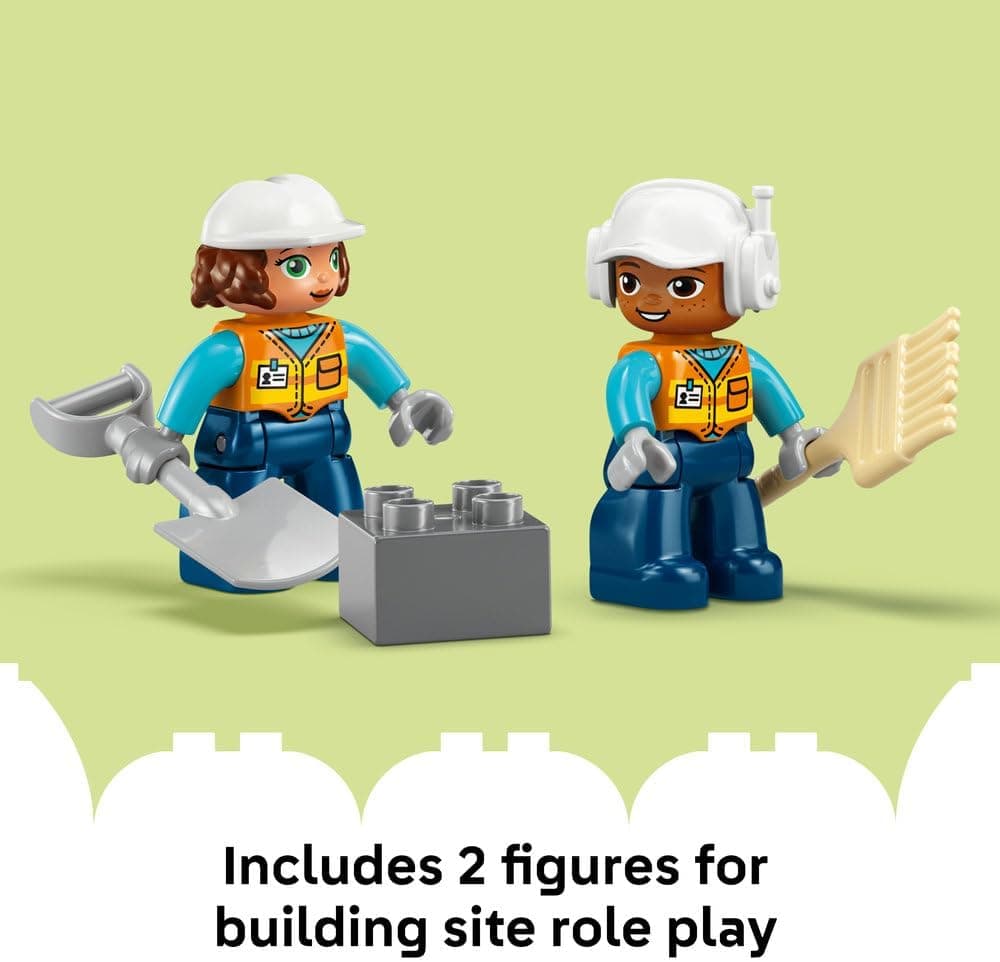 لگو DUPLO کارگاه ساختمانی و وسایل نقلیه 3 in 1 مدل 10476 لگو DUPLO کارگاه ساختمانی و وسایل نقلیه 3 in 1 مدل 10476