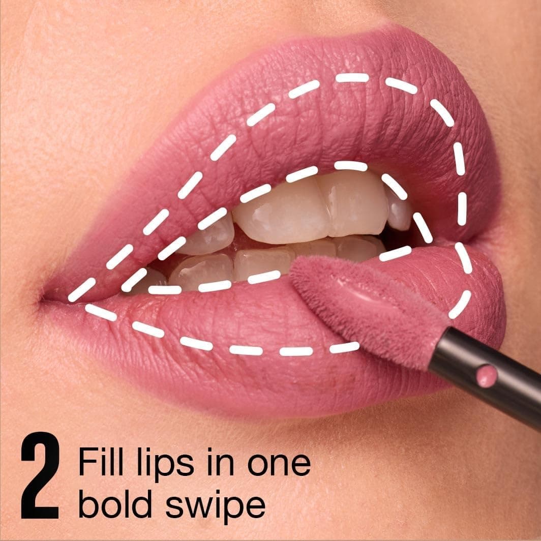 رژ لب مایع مات MAYBELLINE مدل 125 Inspirer صورتی رژ لب مایع مات MAYBELLINE مدل 125 Inspirer صورتی