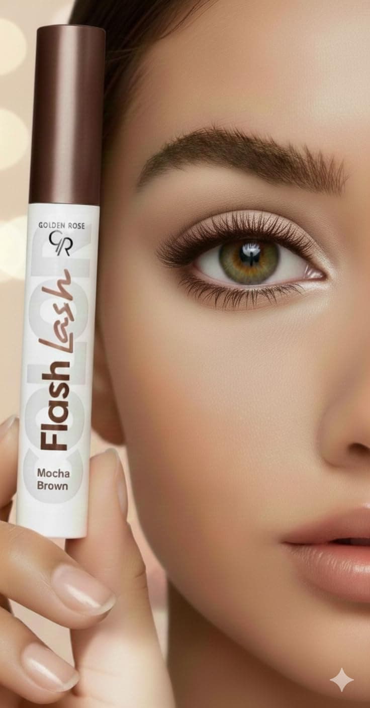 ریمل رنگی مژه Golden Rose Flash Lash قهوهای موکا شماره 08 ریمل رنگی مژه Golden Rose Flash Lash قهوهای موکا شماره 08