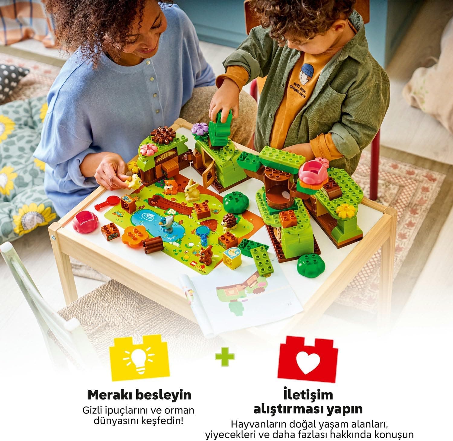 لگو ست مدل DUPLO سری Vahşi Hayvanlarla Keşif Ormanı 10480 لگو ست مدل DUPLO سری Vahşi Hayvanlarla Keşif Ormanı 10480