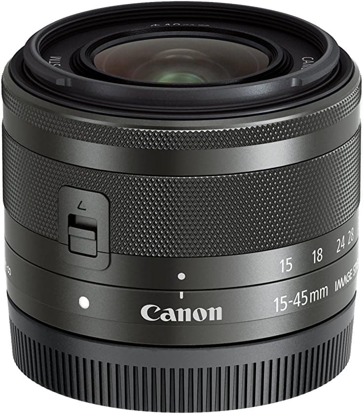 لنز Canon مدل CAN2580 با فاصله کانونی 15-45 میلیمتر EF-M خاکستری گرافیتی لنز Canon مدل CAN2580 با فاصله کانونی 15-45 میلیمتر EF-M خاکستری گرافیتی