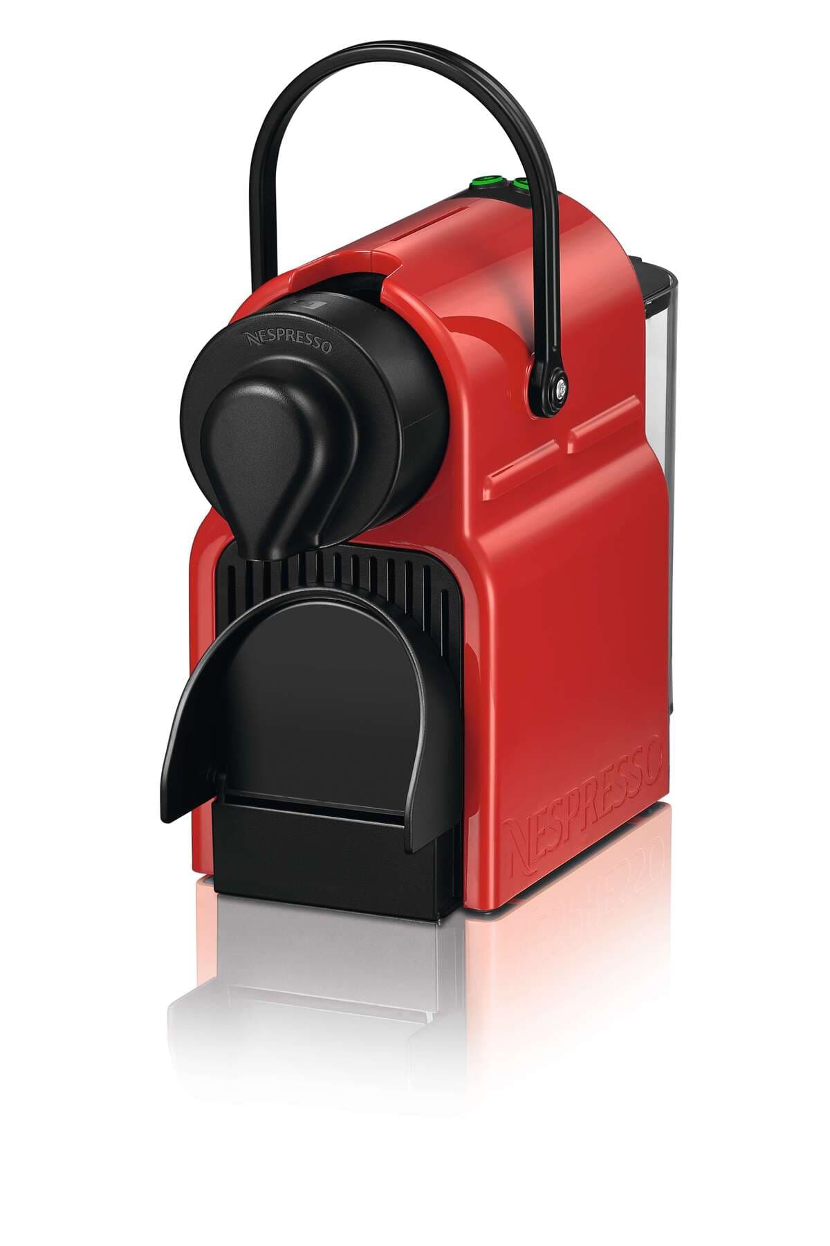 ست دستگاه قهوهساز قرمز و کفساز شیر Nespresso مدل Inissia C40 و Aeroccino 3 ست دستگاه قهوهساز قرمز و کفساز شیر Nespresso مدل Inissia C40 و Aeroccino 3