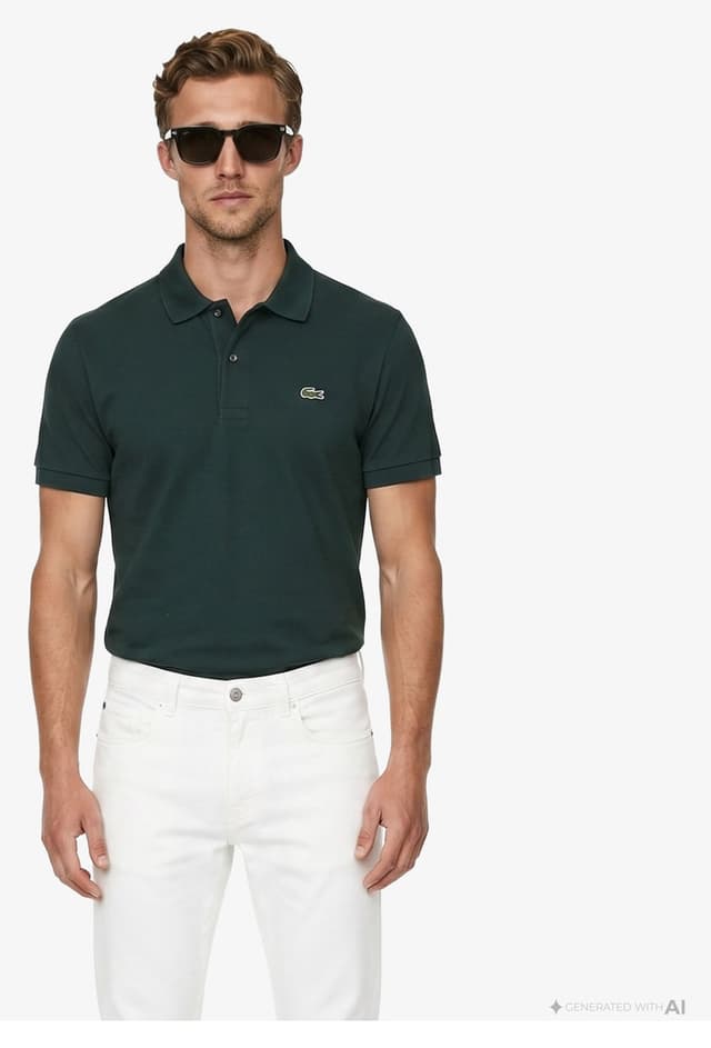 پولوشرت مردانه Lacoste کلاسیک فیت سبز مدل L.12.12 Light پولوشرت مردانه Lacoste کلاسیک فیت سبز مدل L.12.12 Light