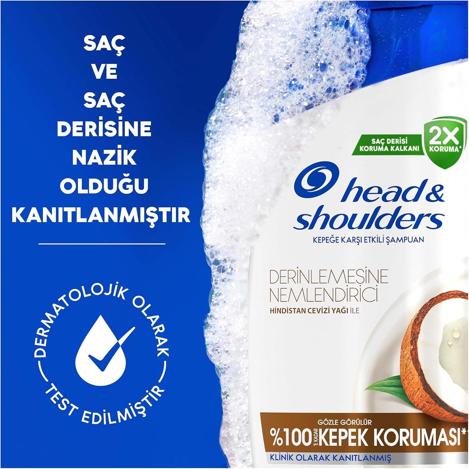 شامپو Head & Shoulders ضد شوره آبرسان عمیق با روغن نارگیل مصرف روزانه 330ML شامپو Head & Shoulders ضد شوره آبرسان عمیق با روغن نارگیل مصرف روزانه 330ML