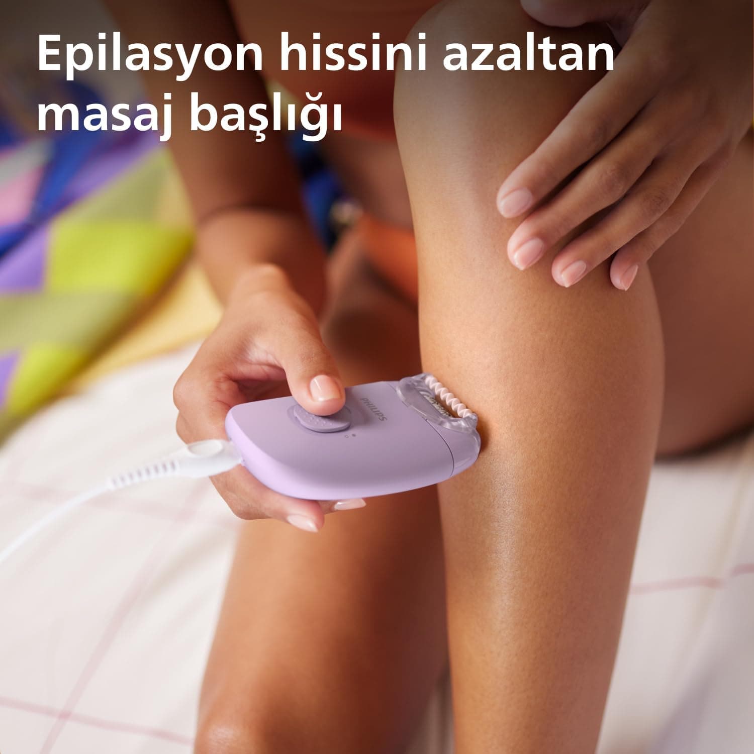 دستگاه اپیلاتور PHILIPS قابل شستوشو با سری ناحیه حساس و ماساژور یاسی مدل BRE237/05 دستگاه اپیلاتور PHILIPS قابل شستوشو با سری ناحیه حساس و ماساژور یاسی مدل BRE237/05