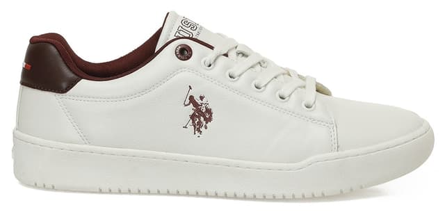 کفش اسنیکر مردانه U.S. Polo Assn. سفید مدل PALPI 5PR کفش اسنیکر مردانه U.S. Polo Assn. سفید مدل PALPI 5PR
