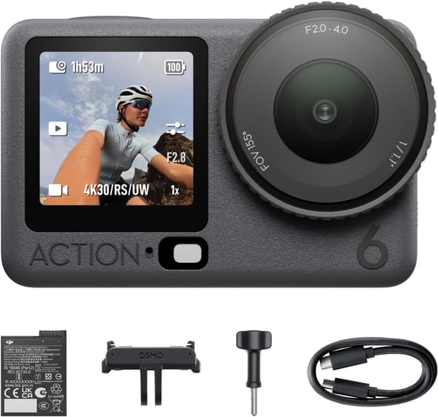 دوربین اکشن DJI Osmo Action 6 Adventure Combo سنسور 1/1.1″ دیافراگم متغیر دوربین اکشن DJI Osmo Action 6 Adventure Combo سنسور 1/1.1″ دیافراگم متغیر