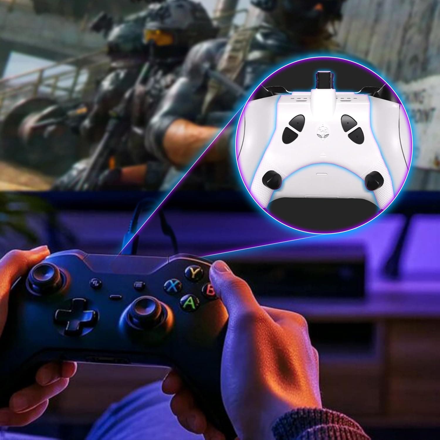 کنترلر سیمی Collective Minds برای Xbox Series و Xbox One مدل Universal Strike Pack Eliminator کنترلر سیمی Collective Minds برای Xbox Series و Xbox One مدل Universal Strike Pack Eliminator