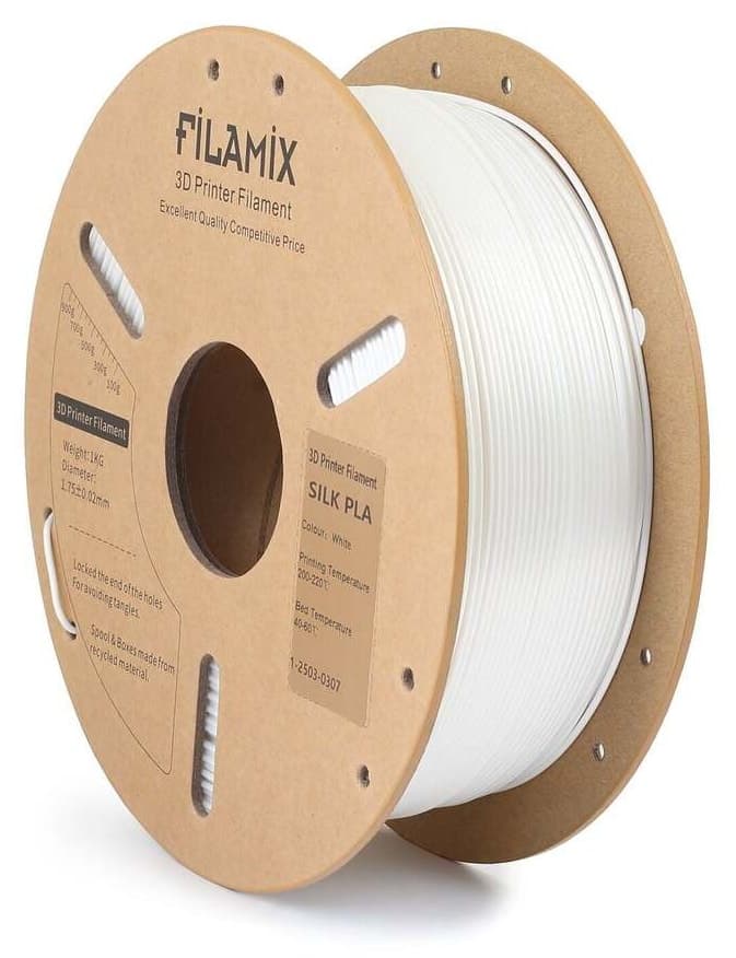 فیلامنت پرینتر سه بعدی FİLAMİX PLA+ سفید 1.75mm 1000gr فیلامنت پرینتر سه بعدی FİLAMİX PLA+ سفید 1.75mm 1000gr