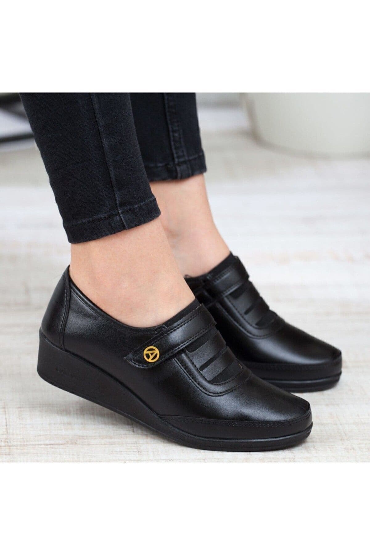 کفش زنانه مشکی کلاسیک KAOF SHOES ارتوپدی کفش زنانه مشکی کلاسیک KAOF SHOES ارتوپدی