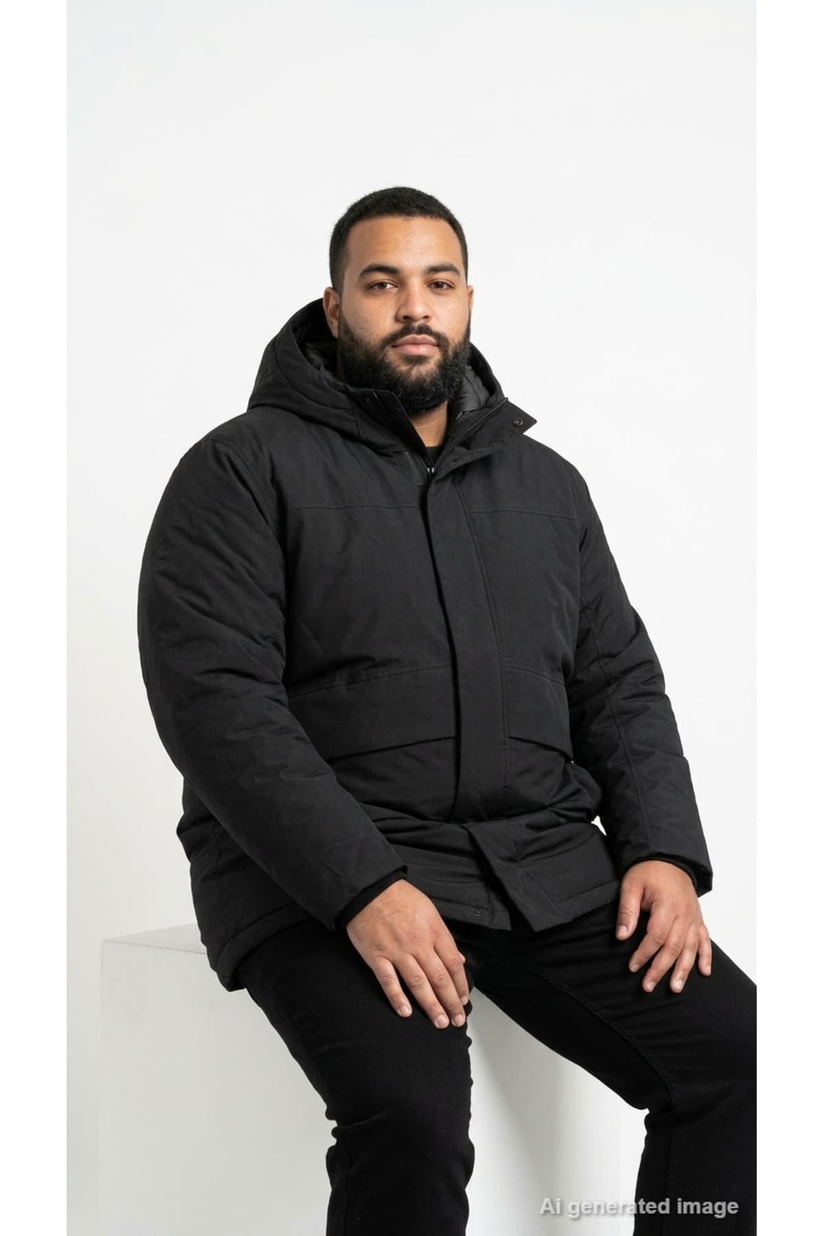 پارکا مردانه Jack & Jones مشکی کلاهدار ساده آستینبلند مدل JPRBLAMOON پارکا مردانه Jack & Jones مشکی کلاهدار ساده آستینبلند مدل JPRBLAMOON