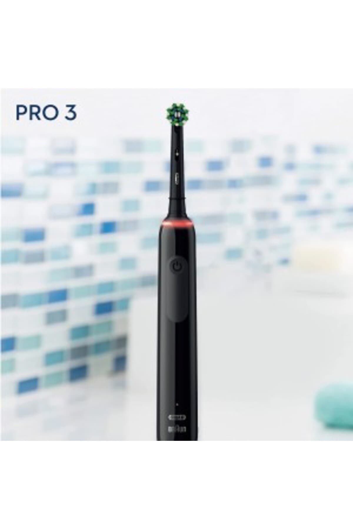 مسواک برقی Oral-B مشکی با کیف مسافرتی و حسگر فشار قابل مشاهده PRO 3 -3000 مدل D505.513.3X مسواک برقی Oral-B مشکی با کیف مسافرتی و حسگر فشار قابل مشاهده PRO 3 -3000 مدل D505.513.3X