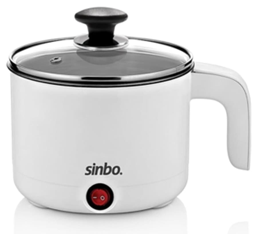 بخارپز چندکاره Sinbo 1 لیتری 400 وات درب شیشهای مدل SCO-5043 بخارپز چندکاره Sinbo 1 لیتری 400 وات درب شیشهای مدل SCO-5043