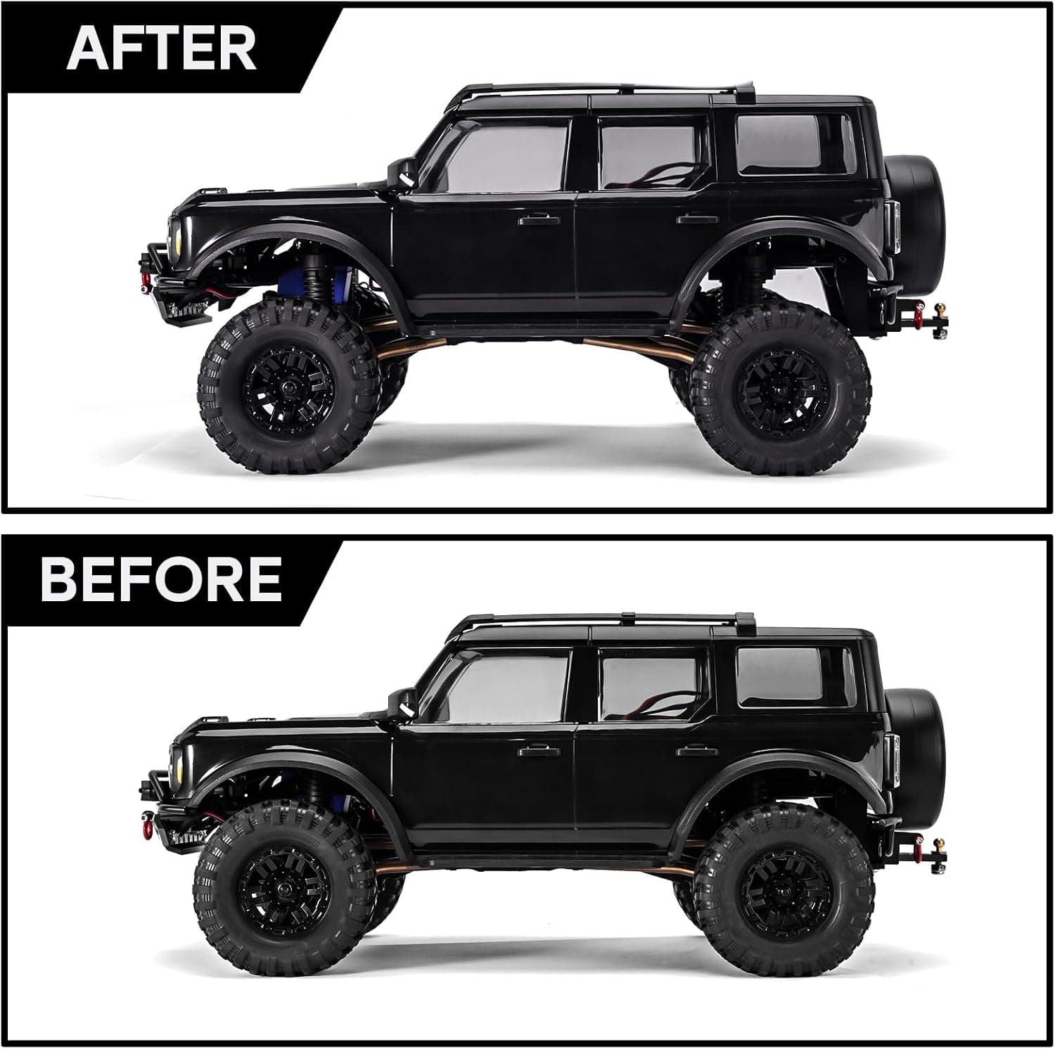 کیت پایه کمکفنر آلومینیومی ماشین کنترلی 1/18 INJORA با افزایش ارتفاع مدل TRX4M Defender Bronco کیت پایه کمکفنر آلومینیومی ماشین کنترلی 1/18 INJORA با افزایش ارتفاع مدل TRX4M Defender Bronco
