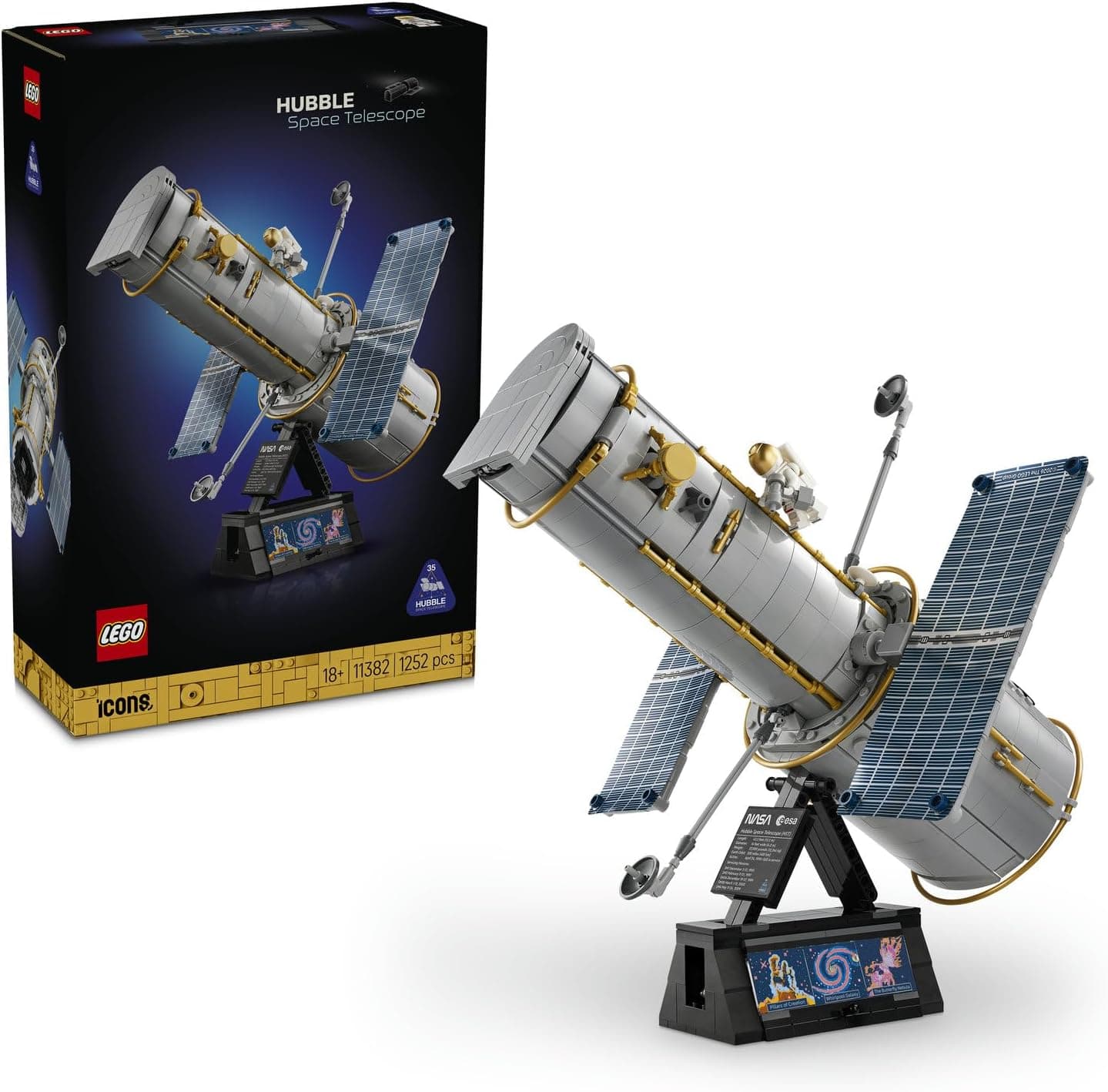 لگو 11382 تلسکوپ فضایی هابل LEGO Icons لگو 11382 تلسکوپ فضایی هابل LEGO Icons