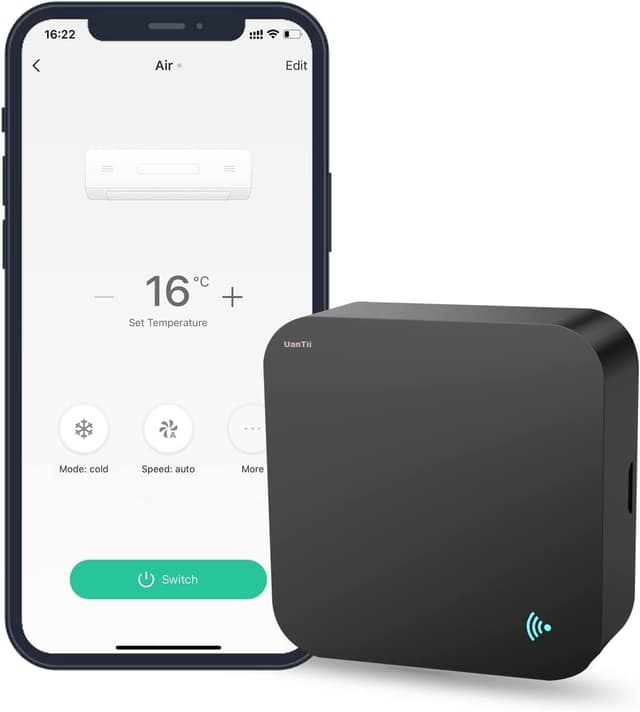 کنترل از راه دور یونیورسال هوشمند WiFi UanTii برای دستگاههای IR/RF 433/315 با کنترل اپلیکیشنی و صوتی Tuya/Smart Life کنترل از راه دور یونیورسال هوشمند WiFi UanTii برای دستگاههای IR/RF 433/315 با کنترل اپلیکیشنی و صوتی Tuya/Smart Life
