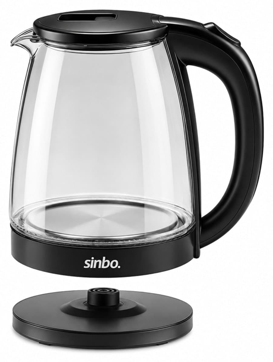 کتری برقی بیسیم Sinbo مدل SK 8043 مخزن شیشهای 1.8 L LED کتری برقی بیسیم Sinbo مدل SK 8043 مخزن شیشهای 1.8 L LED