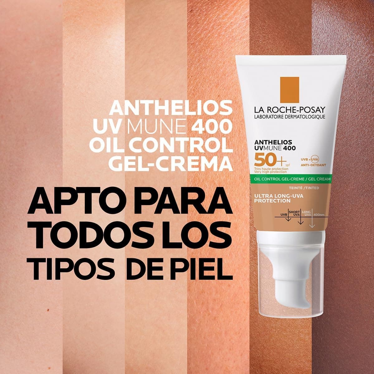 کرم ضد آفتاب رنگی صورت Anthelios کنترل چربی پوست چرب و مختلط SPF50+ 50ml کرم ضد آفتاب رنگی صورت Anthelios کنترل چربی پوست چرب و مختلط SPF50+ 50ml