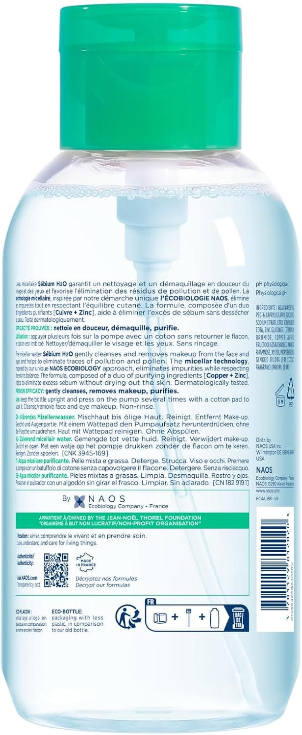 محلول پاککننده میسلار Bioderma Sebium H2O محلول پاککننده میسلار Bioderma Sebium H2O