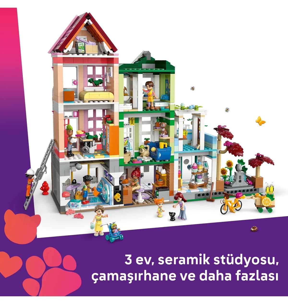 لگو Friends مدل 42670 با آپارتمانها و مغازههای Heartlake City لگو Friends مدل 42670 با آپارتمانها و مغازههای Heartlake City