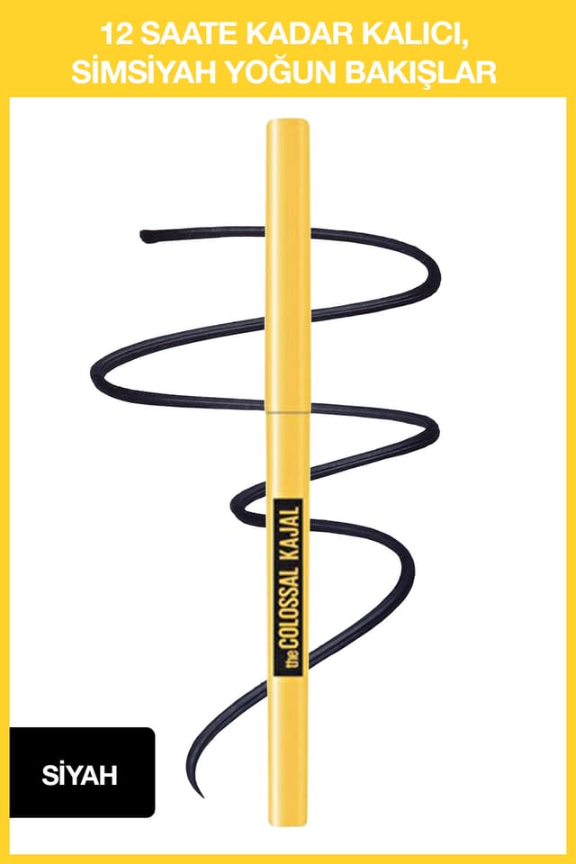 مداد چشم Maybelline New York مشکی The Colossal Kajal مداد چشم Maybelline New York مشکی The Colossal Kajal