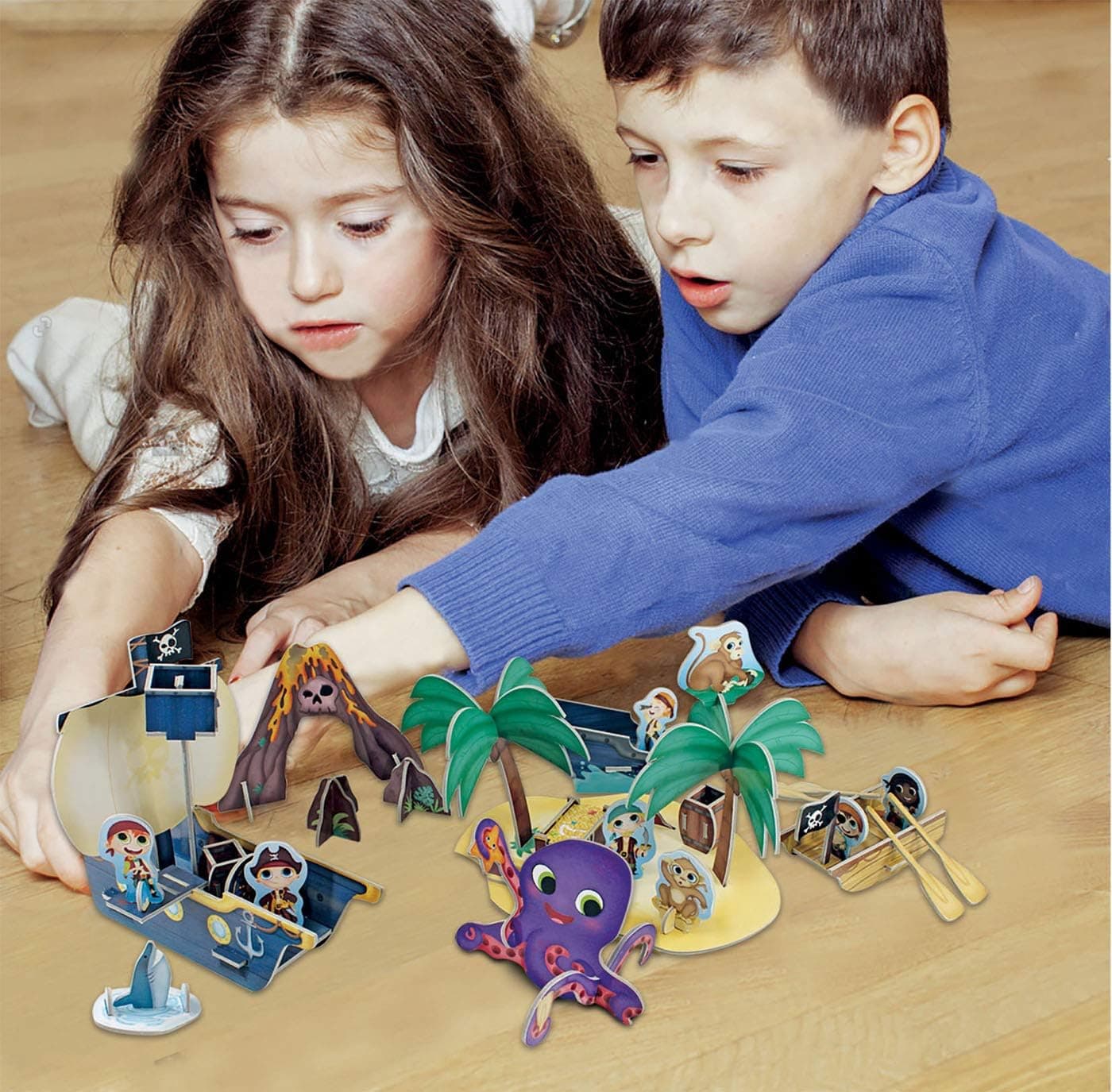 ست بازی دزدان دریایی پسرانه Educa 3D Aventures Pirates برای 4 سال به بالا ست بازی دزدان دریایی پسرانه Educa 3D Aventures Pirates برای 4 سال به بالا
