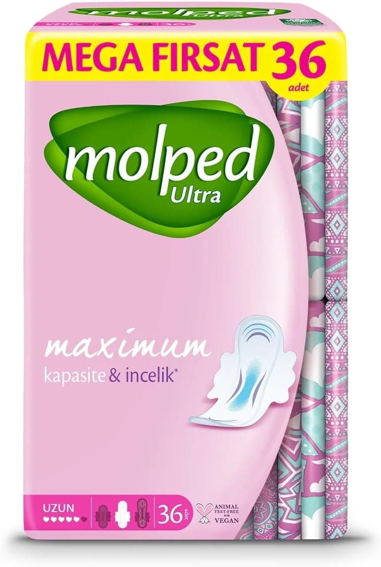 نوار بهداشتی Molped خیلی بلند مدل 36 Mega نوار بهداشتی Molped خیلی بلند مدل 36 Mega