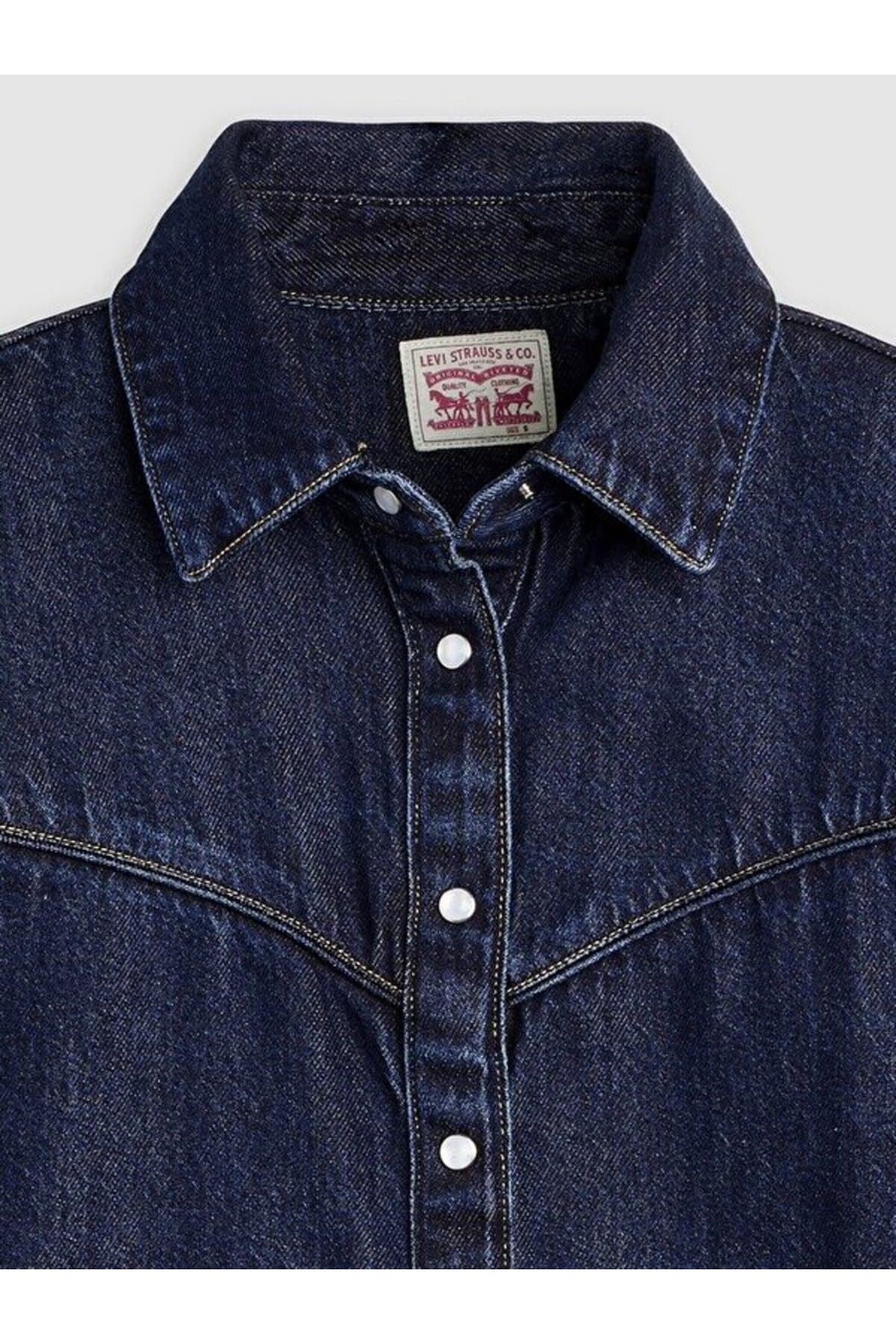 کت پیراهنی زنانه Levi's مدل Logan کت پیراهنی زنانه Levi's مدل Logan