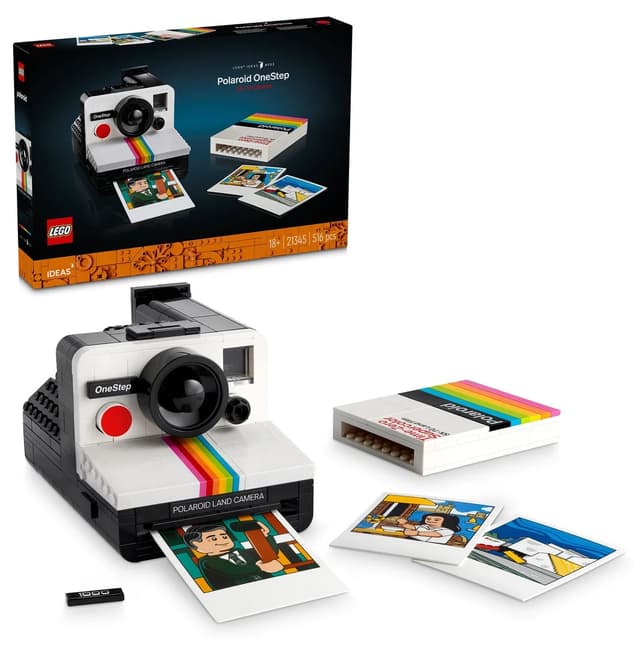 لگو 21345 Ideas Polaroid OneStep SX-70 دوربین، 18+، 516 قطعه لگو 21345 Ideas Polaroid OneStep SX-70 دوربین، 18+، 516 قطعه
