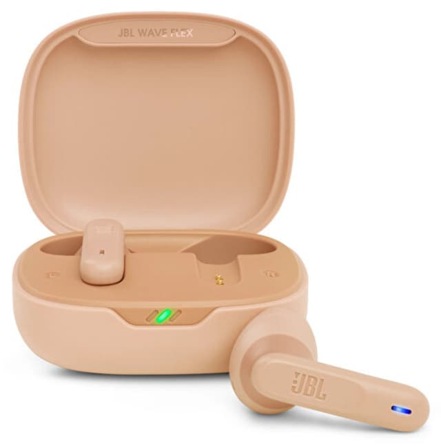 هدفون بیسیم داخل گوشی JBL بژ Wave Flex هدفون بیسیم داخل گوشی JBL بژ Wave Flex
