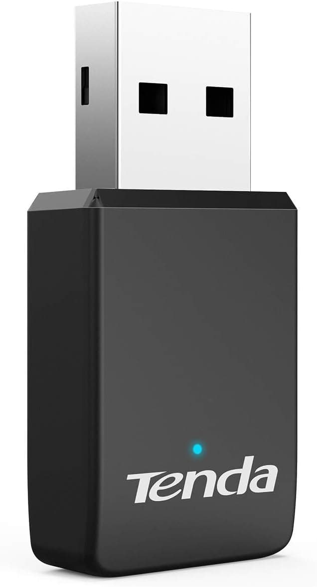 آداپتور Wi-Fi 6 USB 3.0 دو بانده Tenda مدل U18a AX1800 مشکی آداپتور Wi-Fi 6 USB 3.0 دو بانده Tenda مدل U18a AX1800 مشکی