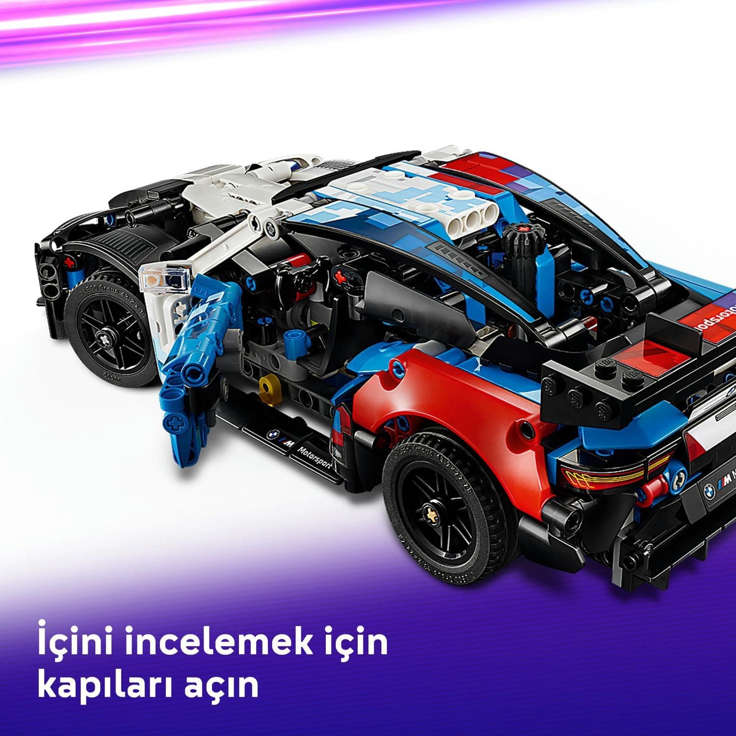 لگو Technic BMW M4 GT3 EVO ماشین مسابقهای مدل 42226 لگو Technic BMW M4 GT3 EVO ماشین مسابقهای مدل 42226