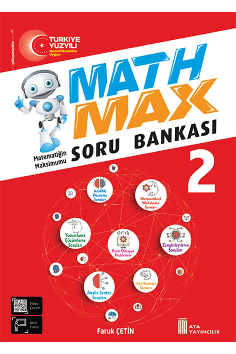 کتاب ریاضی پایه دوم Ata Yayıncılık Math Max کتاب ریاضی پایه دوم Ata Yayıncılık Math Max