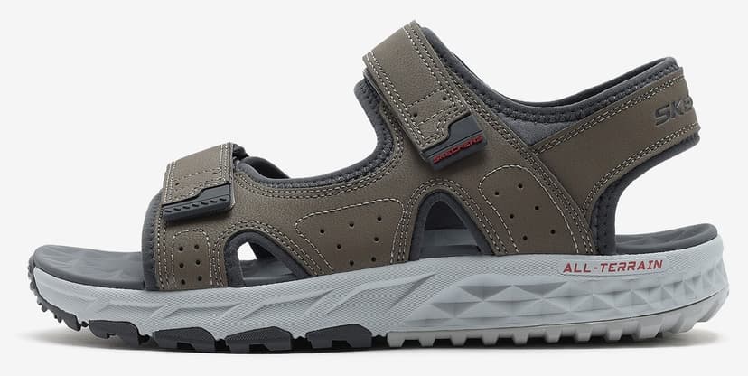 صندل مردانه Skechers Escape Plan Trail Sandal-Forever Pursuit طبیعی/خاکستری مدل 237588 NTGY صندل مردانه Skechers Escape Plan Trail Sandal-Forever Pursuit طبیعی/خاکستری مدل 237588 NTGY