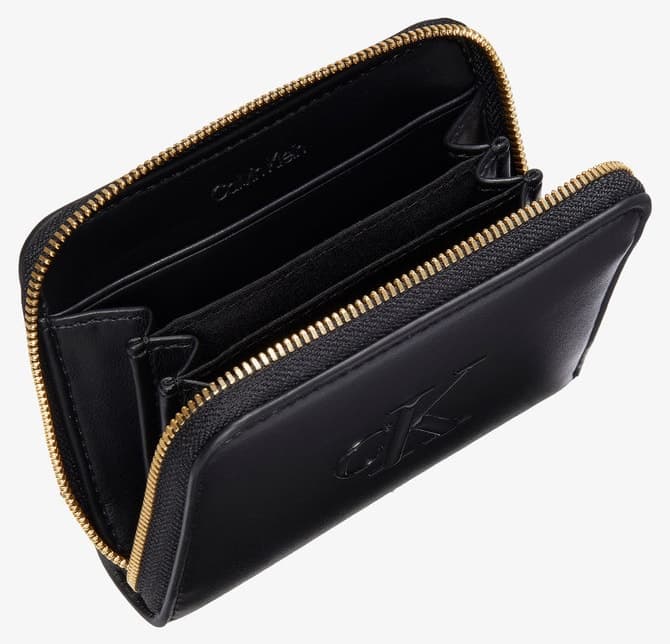 کیف پول پسرانه Calvin Klein Bold CK زیپدار سایز متوسط مشکی مدل LV04F1154G-UB1 کیف پول پسرانه Calvin Klein Bold CK زیپدار سایز متوسط مشکی مدل LV04F1154G-UB1